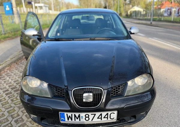 Seat Ibiza cena 3999 przebieg: 289000, rok produkcji 2004 z Warszawa małe 211